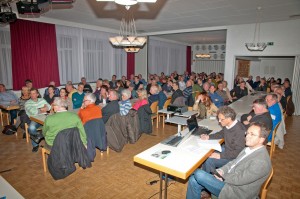 sehr gut besuchte Veranstaltung mit Aufmerksamen Zuhörern